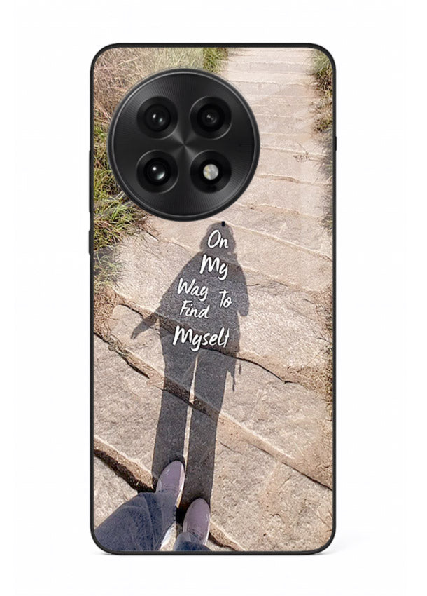 Mountain Path Motivation hiking trail artwork OnePlus 13 glass back cover