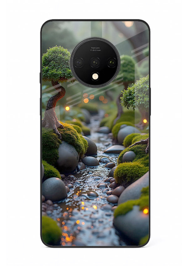 Mystic Bonsai Path enchanted bonsai forest artwork OnePlus 7T glass back cover