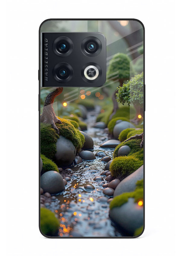 Mystic Bonsai Path enchanted bonsai forest artwork OnePlus 10 Pro glass back cover