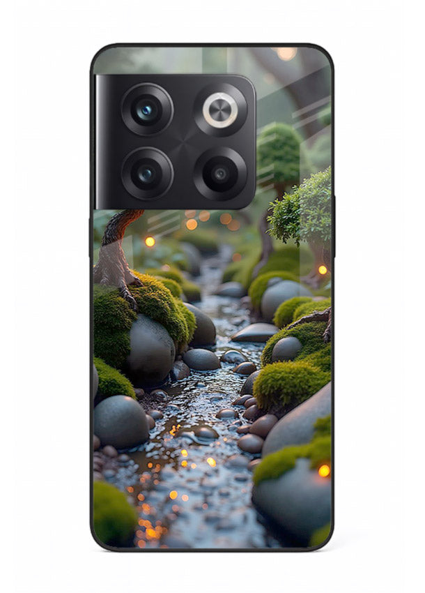 Mystic Bonsai Path enchanted bonsai forest artwork OnePlus 10T glass back cover