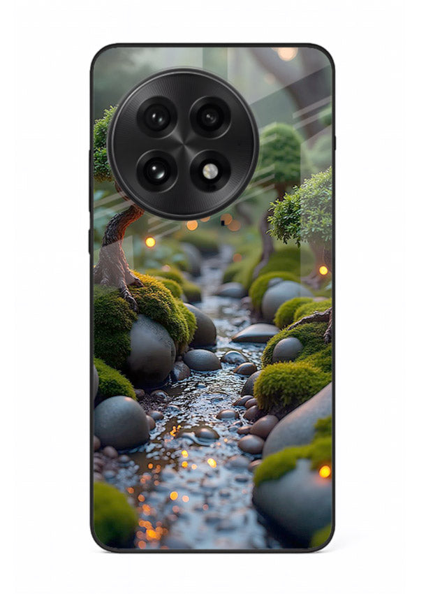 Mystic Bonsai Path enchanted bonsai forest artwork OnePlus 13R glass back cover