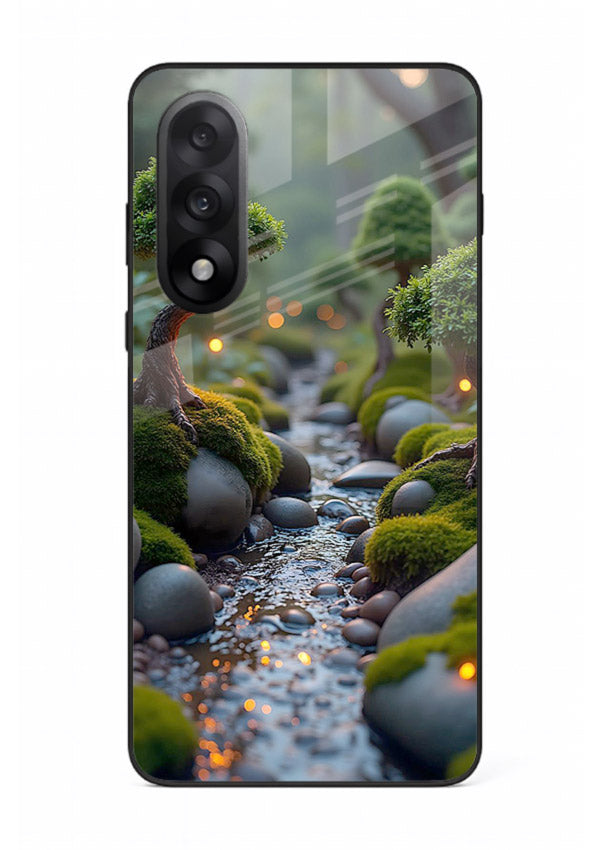 Mystic Bonsai Path enchanted bonsai forest artwork OnePlus Nord 5 glass back cover