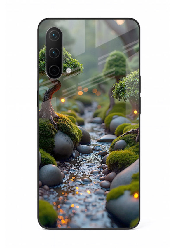 Mystic Bonsai Path enchanted bonsai forest artwork OnePlus Nord CE 5G glass back cover