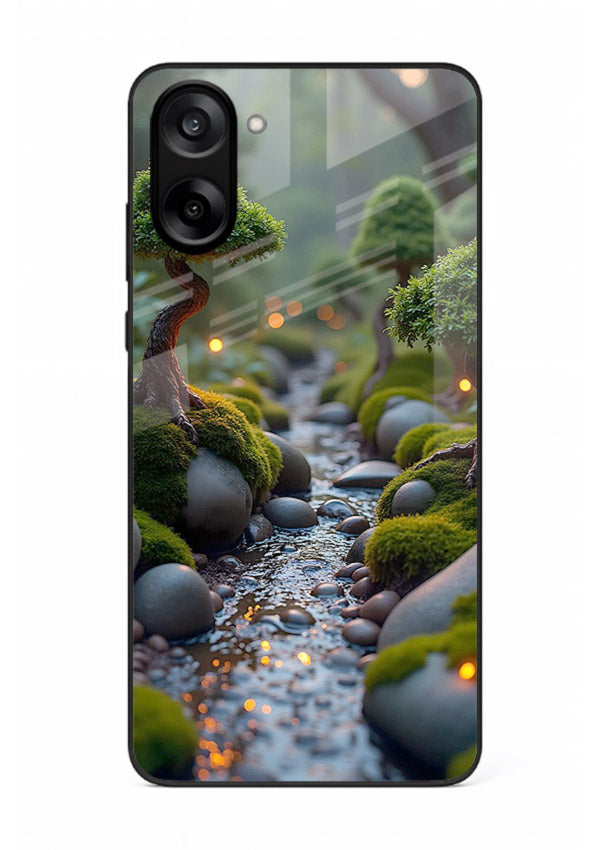 Mystic Bonsai Path enchanted bonsai forest artwork OnePlus Nord CE5 glass back cover