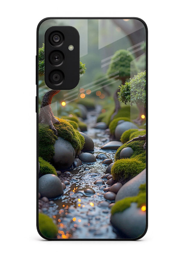 Mystic Bonsai Path enchanted bonsai forest artwork Samsung A04s 5G glass back cover