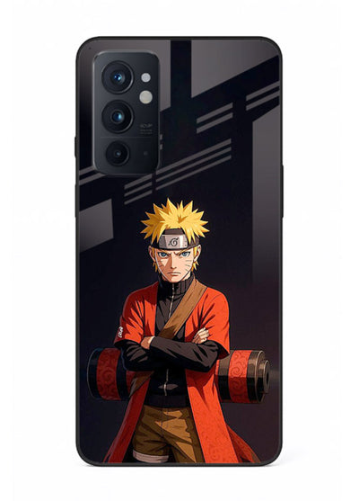 naruto fist power strong anime art OnePlus 9RT glass cover intense ninja pose case