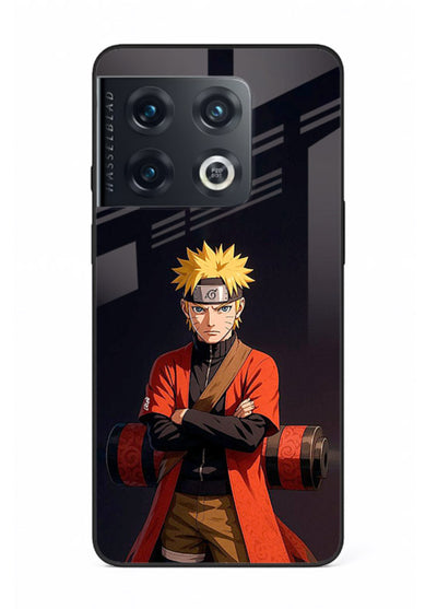 naruto fist power strong anime art OnePlus 10 Pro glass cover intense ninja pose case