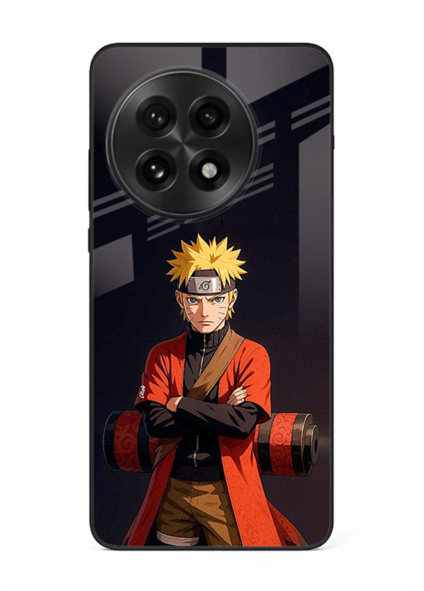 naruto fist power strong anime art OnePlus 13R glass cover intense ninja pose case