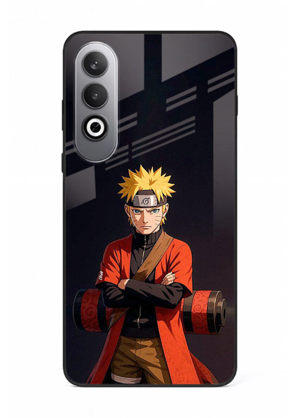 naruto fist power strong anime art OnePlus Nord CE4 glass cover intense ninja pose case