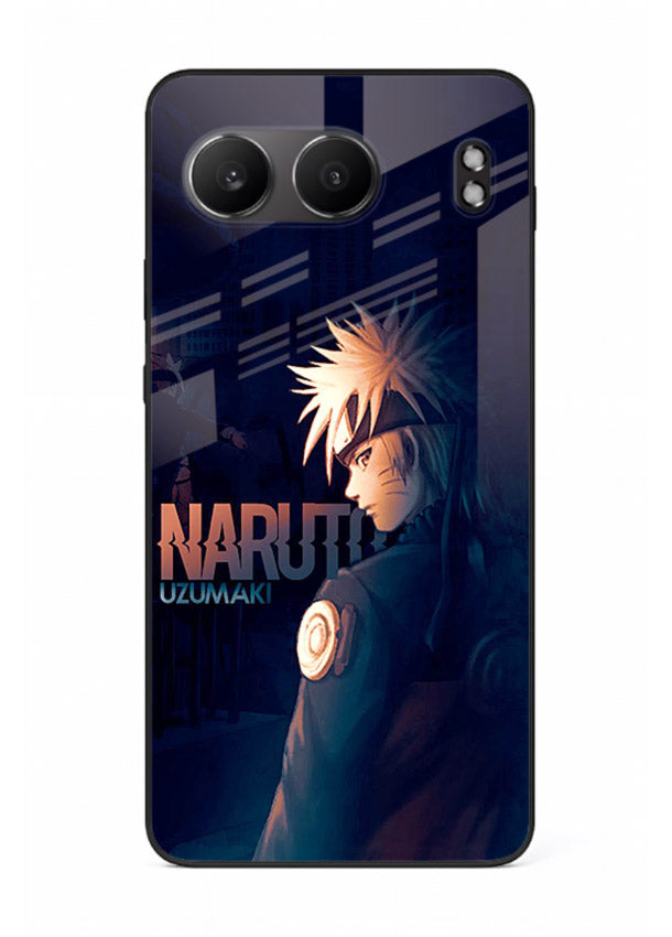 naruto night mode dark blue anime art OnePlus Nord 4 glass cover silhouette ninja case