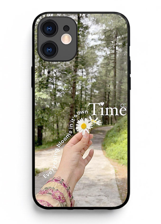 Nature Walk Moment nature scene iphone 12 glass back cover