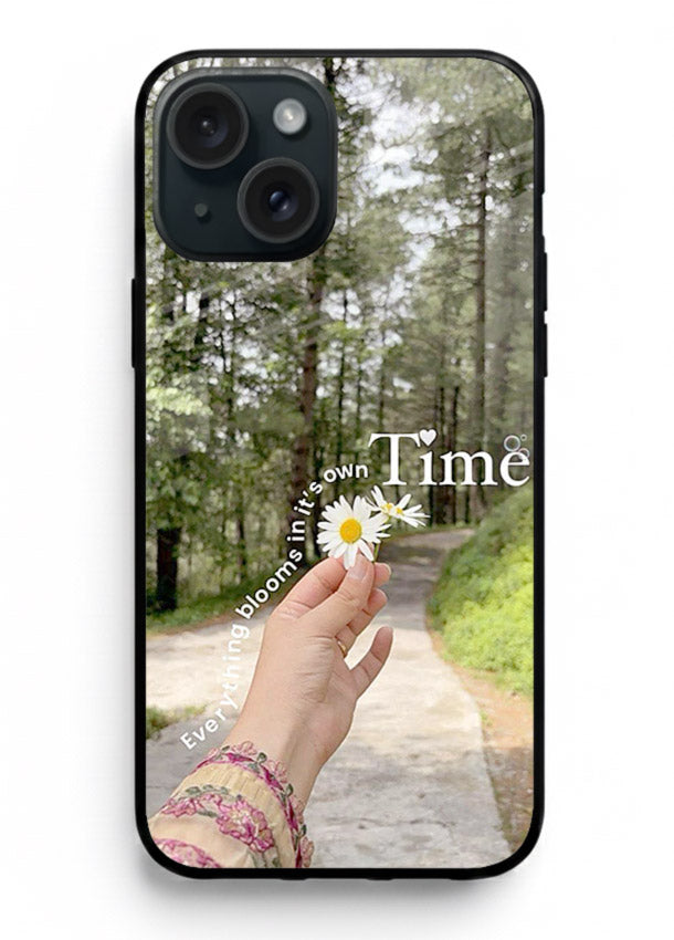 Nature Walk Moment nature scene iphone 13 mini glass back cover