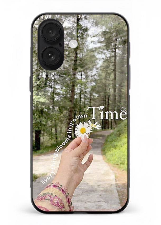 Nature Walk Moment nature scene iphone 16 glass back cover