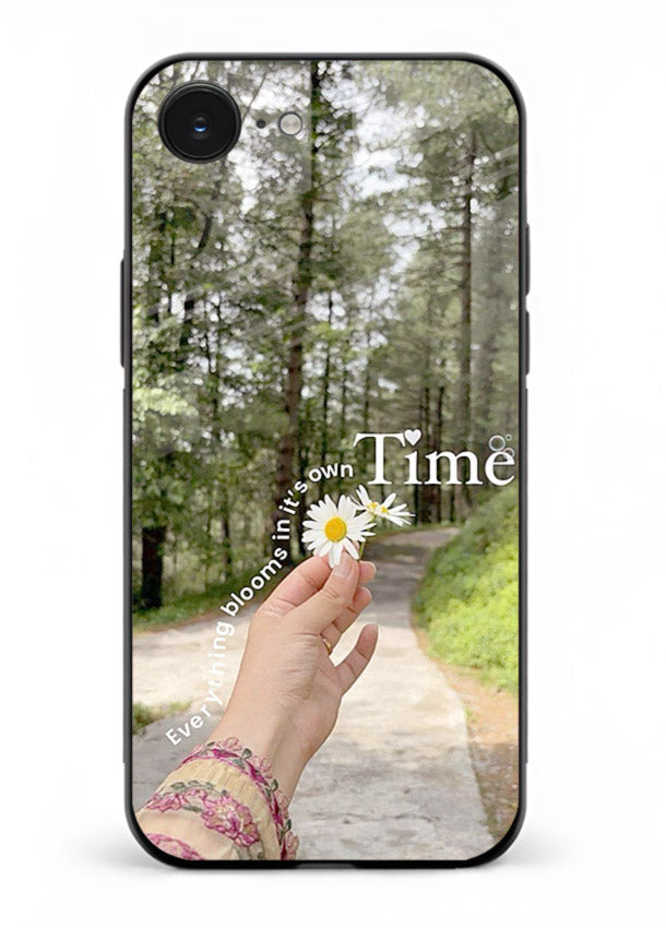 Nature Walk Moment nature scene iphone 16e glass back cover