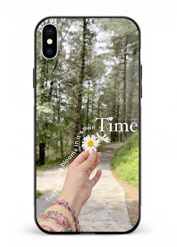 Nature Walk Moment nature scene iphone xs max glass back cover
