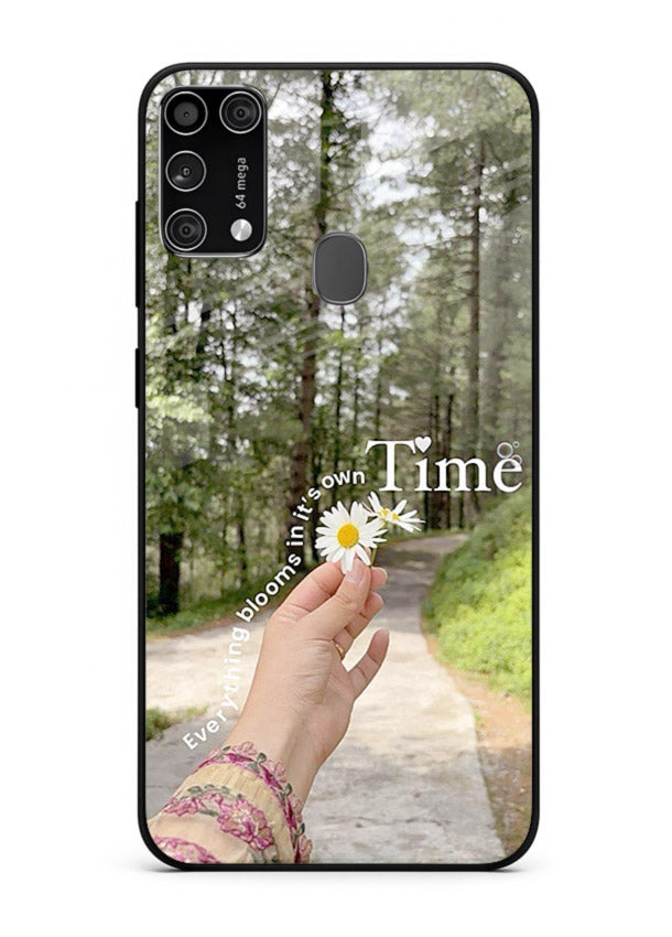 Nature Walk Moment nature scene Samsung M31 Prime glass back cover