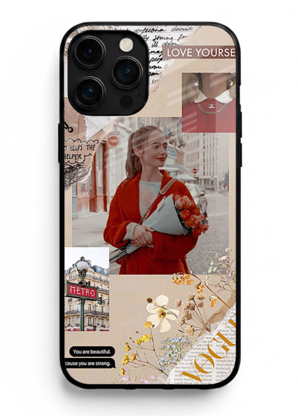 Neon circuit digital design printed on premium tempered glass iPhone 11 Pro Max back cover