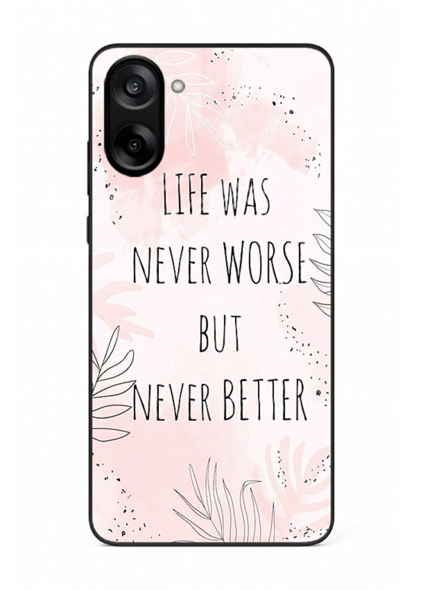 Healing pink quote artwork printed on OnePlus Nord CE5 glass back cover with comforting tones.