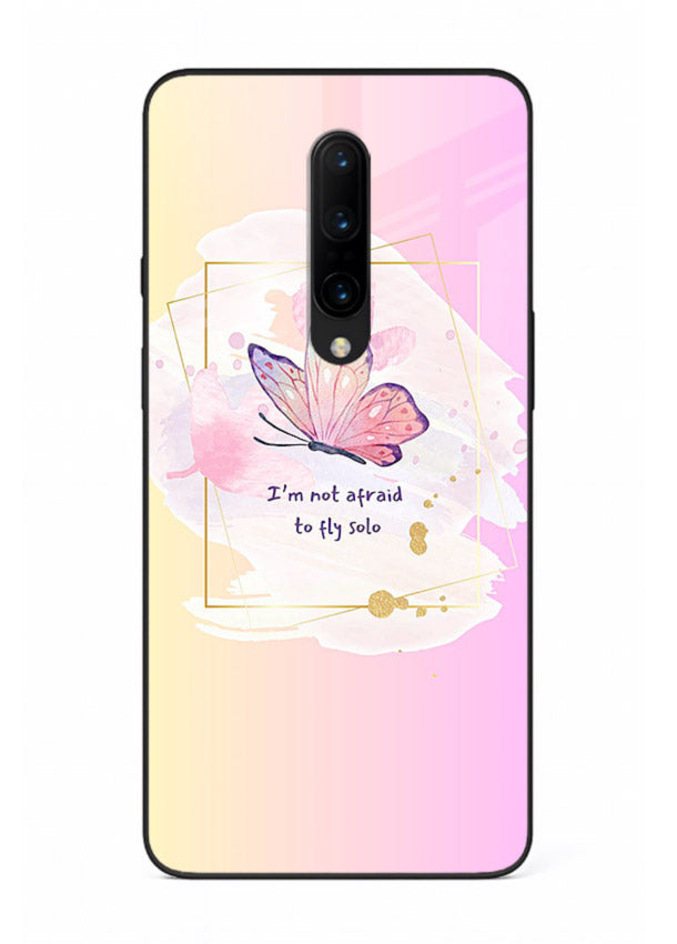 Pastel wing artwork printed on OnePlus 8 glass back cover with dreamy gradients.