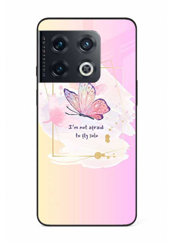Pastel wing artwork printed on OnePlus 10 Pro glass back cover with dreamy gradients.
