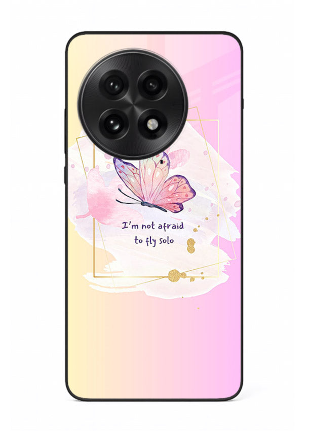Pastel wing artwork printed on OnePlus 13 glass back cover with dreamy gradients.