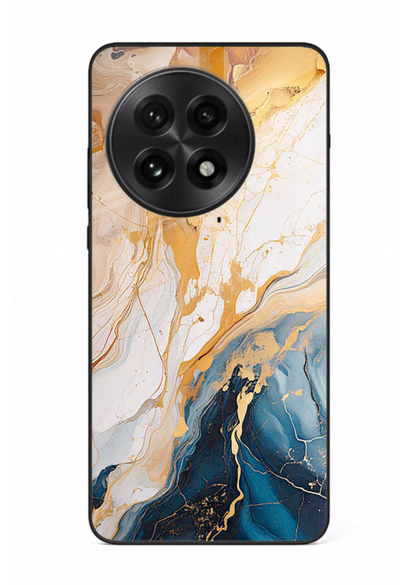 Opal Gemstone Bubbles OnePlus 13 glass back cover with iridescent opal marble texture