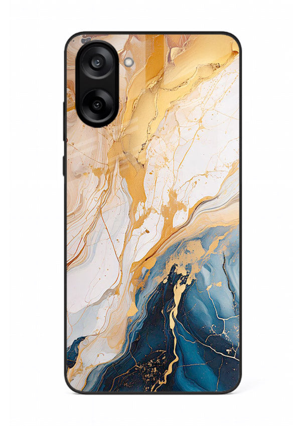 Opal Gemstone Bubbles OnePlus Nord CE5 glass back cover with iridescent opal marble texture