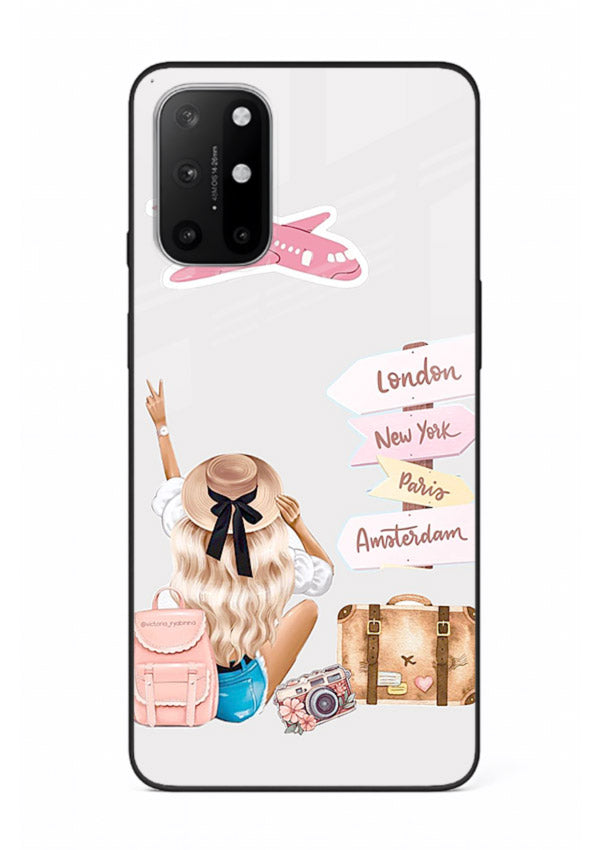 Packing Essentials Illustration cute artwork OnePlus 8T glass back cover