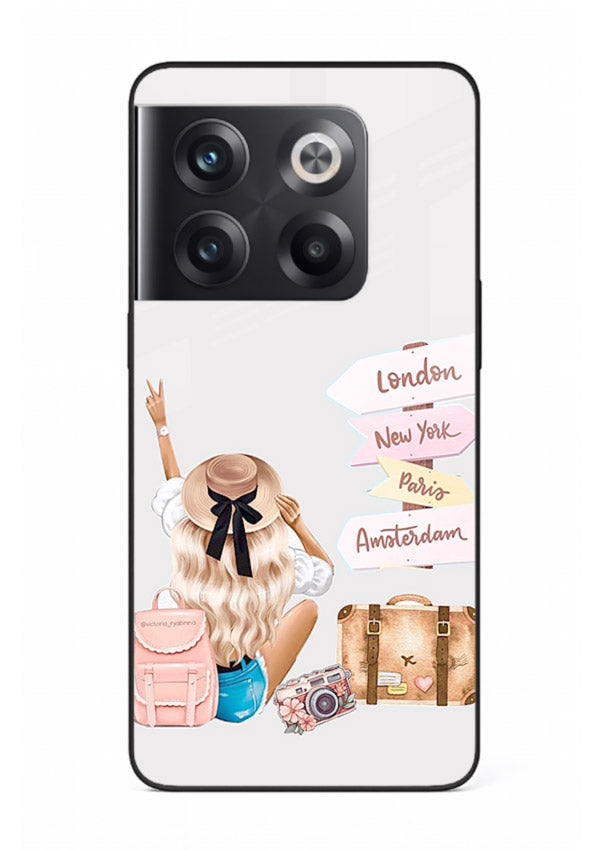 Packing Essentials Illustration cute artwork OnePlus 10T glass back cover