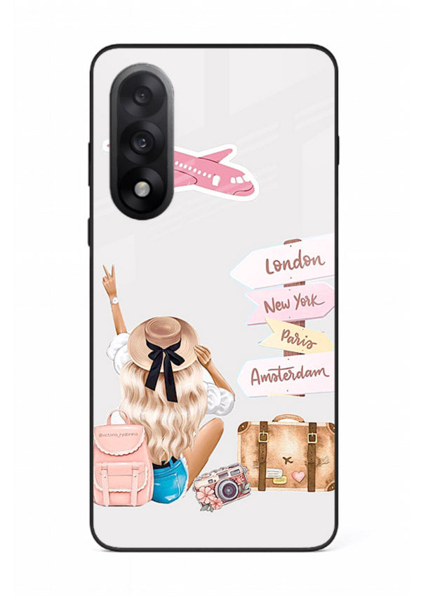 Packing Essentials Illustration cute artwork OnePlus Nord 5 glass back cover