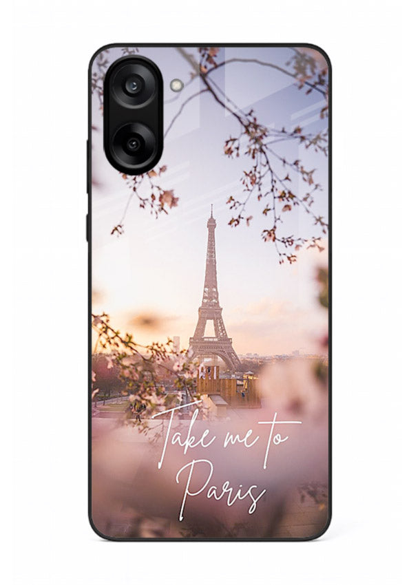 Paris Dream Sunset Eiffel Tower artwork OnePlus Nord CE5 glass back cover