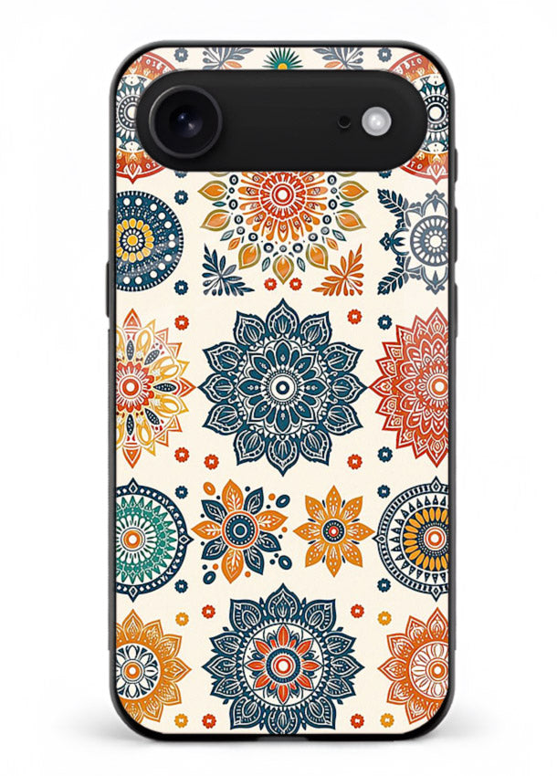 Pastel Mandala Pattern soft pastel mandala iphone 17 air glass back cover