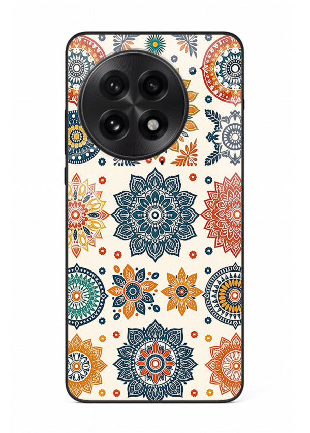Pastel Mandala Pattern soft pastel mandala OnePlus 13 glass back cover