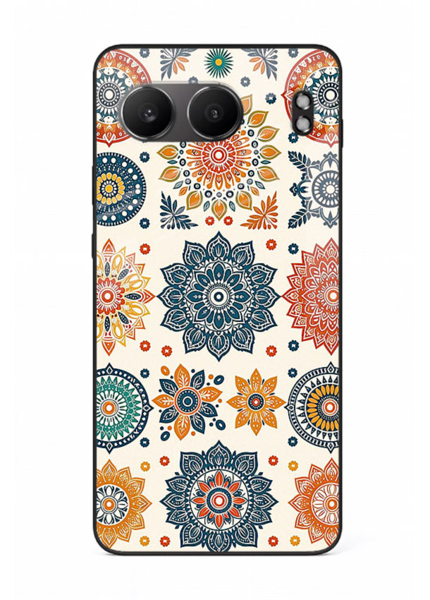 Pastel Mandala Pattern soft pastel mandala OnePlus Nord 4 glass back cover