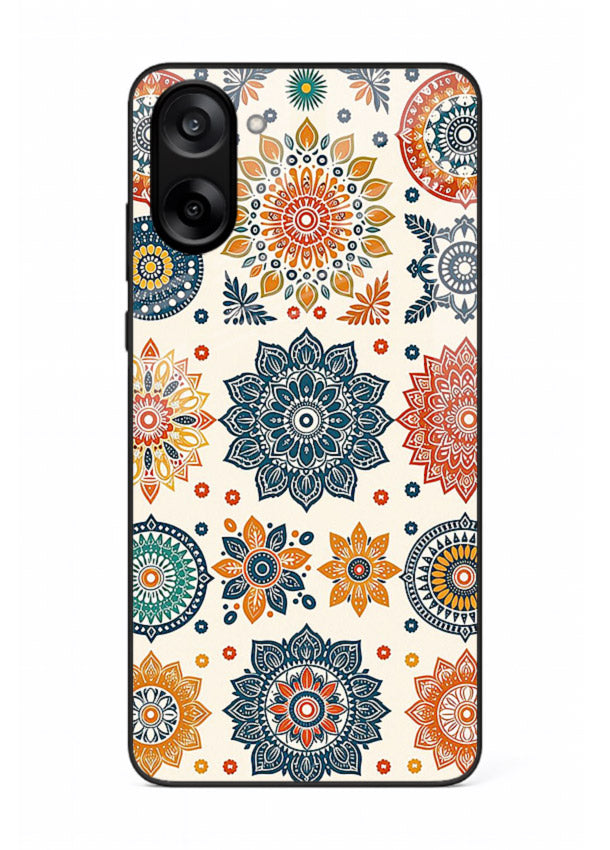 Pastel Mandala Pattern soft pastel mandala OnePlus Nord CE5 glass back cover