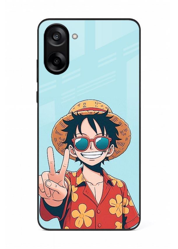 Peace Sign Traveler character artwork OnePlus Nord CE5 glass back cover