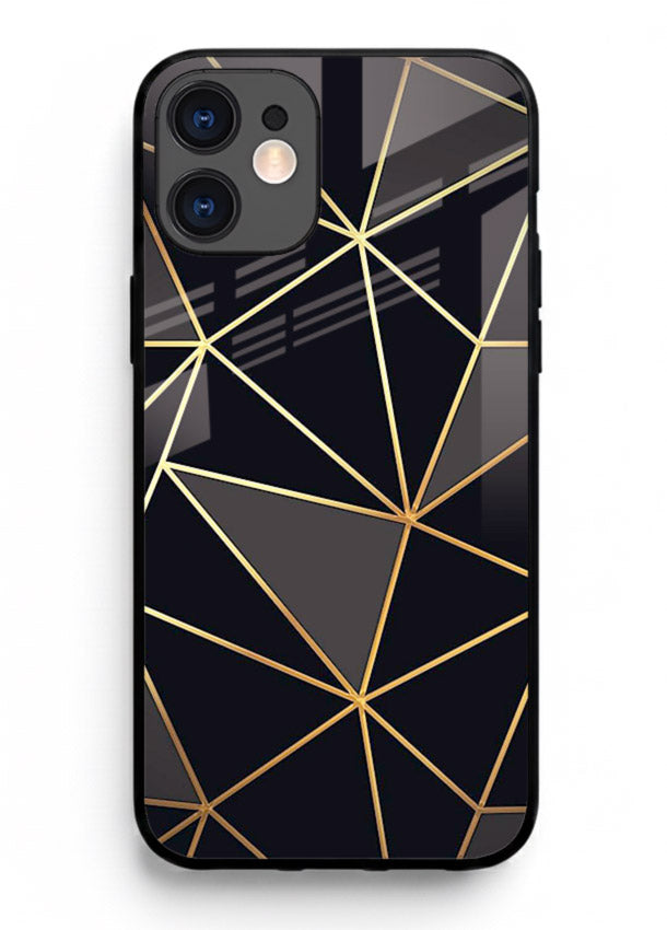 Peach Marble Swirl iphone 12 mini glass back cover with soft peach marble texture