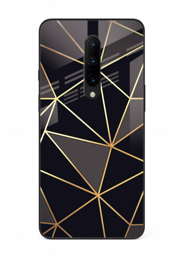 Peach Marble Swirl OnePlus 8 glass back cover with soft peach marble texture