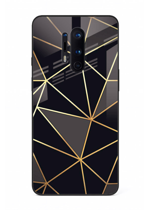 Peach Marble Swirl OnePlus 8 Pro glass back cover with soft peach marble texture