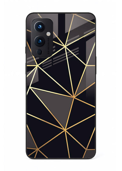 Peach Marble Swirl OnePlus 9 Pro glass back cover with soft peach marble texture