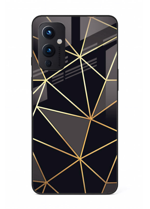 Peach Marble Swirl OnePlus 9 Pro glass back cover with soft peach marble texture