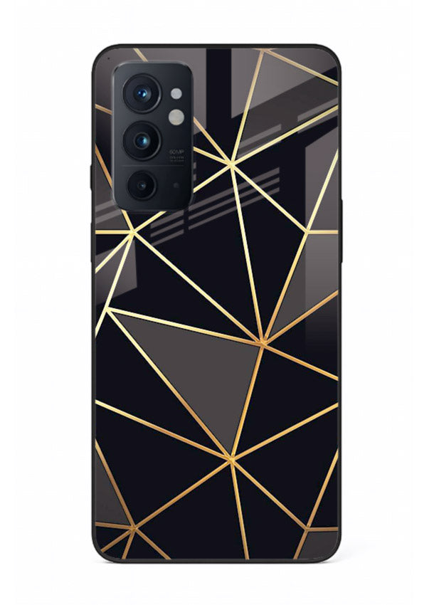 Peach Marble Swirl OnePlus 9RT glass back cover with soft peach marble texture