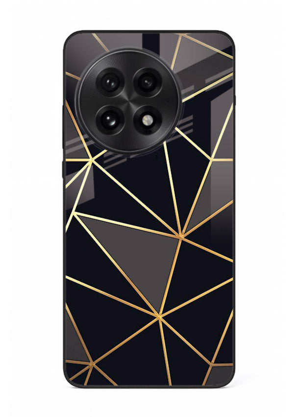 Peach Marble Swirl OnePlus 13 glass back cover with soft peach marble texture