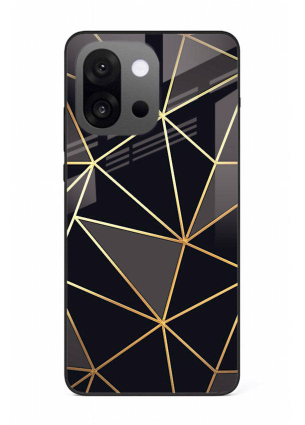 Peach Marble Swirl OnePlus 13s glass back cover with soft peach marble texture