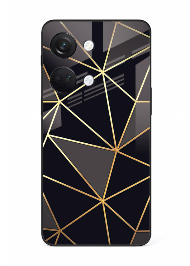 Peach Marble Swirl OnePlus Nord 3 glass back cover with soft peach marble texture