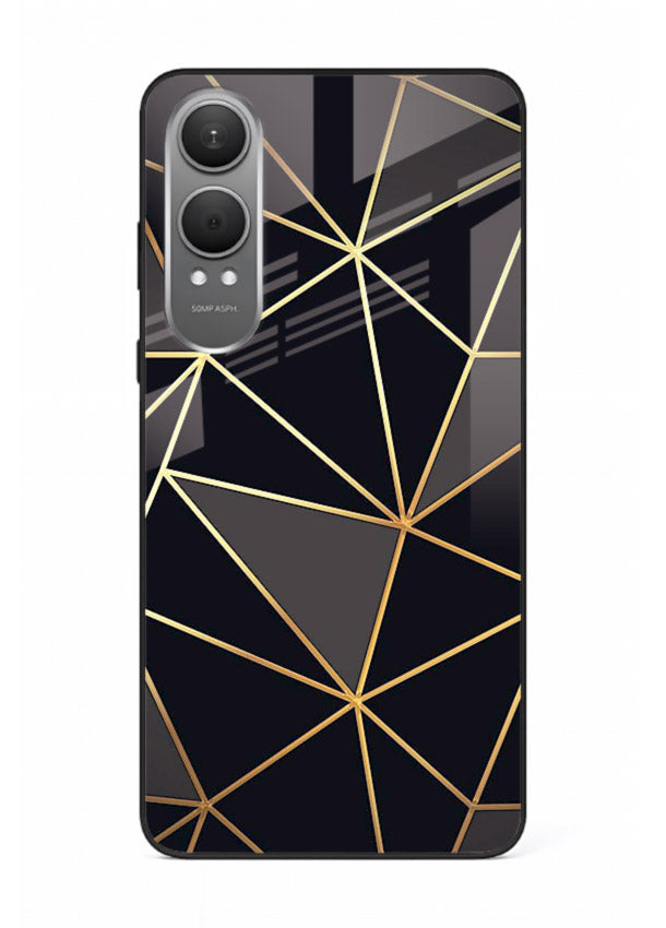 Peach Marble Swirl OnePlus Nord CE4 Lite glass back cover with soft peach marble texture