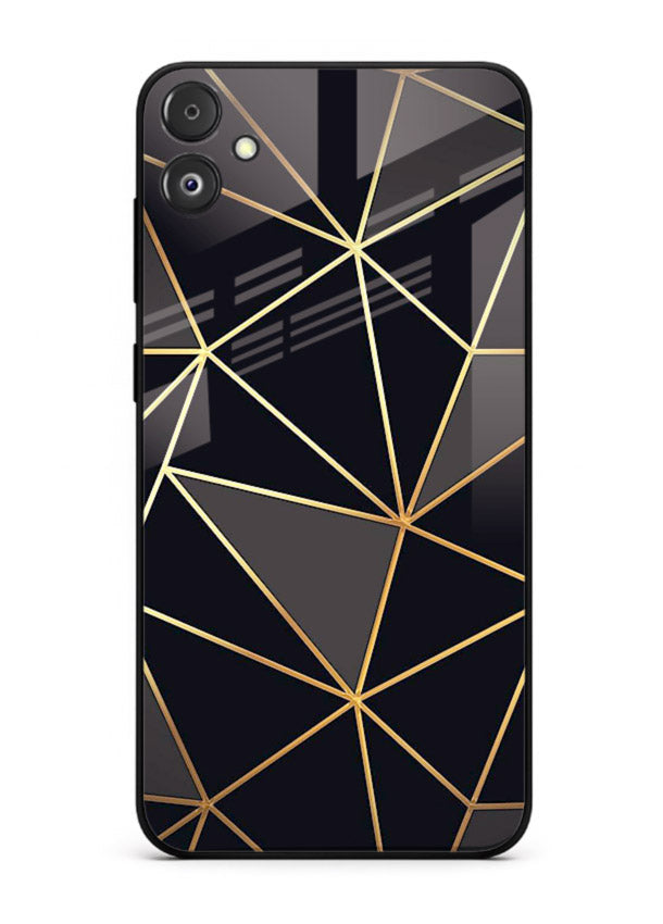 Peach Marble Swirl Samsung F05 5G glass back cover with soft peach marble texture