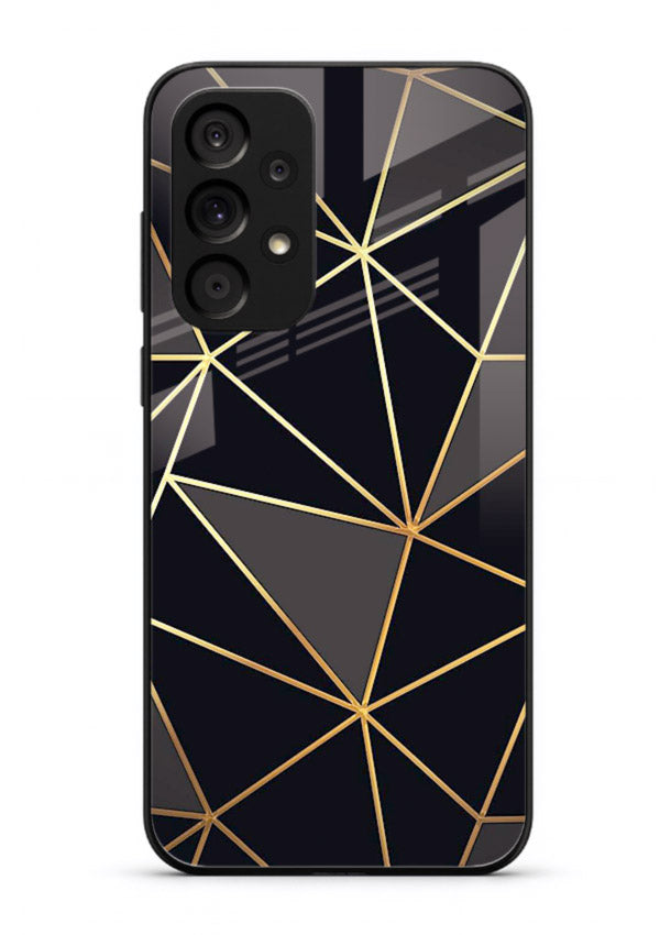 Peach Marble Swirl Samsung A53 5G glass back cover with soft peach marble texture