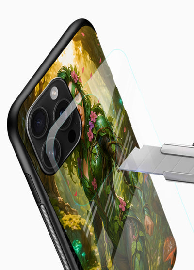 Poison Ivy Nature Queen cover for Glossy Vibrant Premium Look - Angle Blade