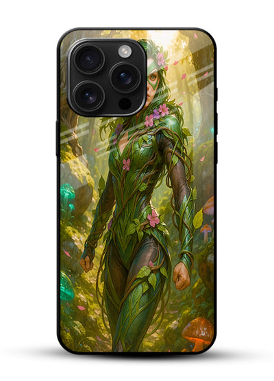 Poison Ivy Nature Queen cover for Glossy Vibrant Premium Look - Angle Front